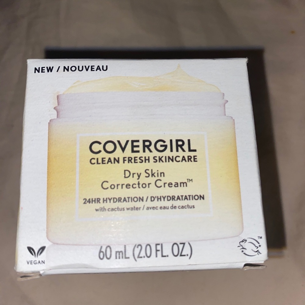 Brand NEW CoverGirl Clean Fresh Skincare Dry Skin Corrector Cream 60ml 2.0 Fl Oz